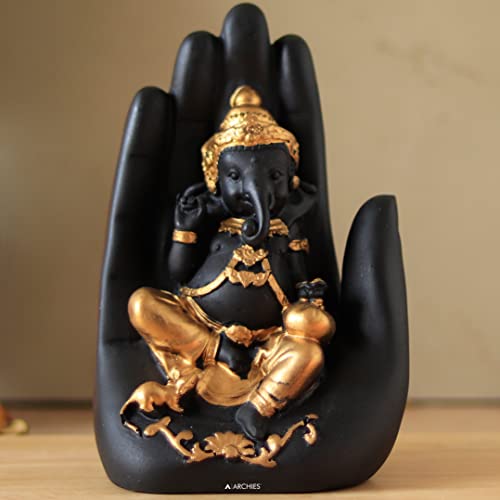 Archies Buddha Statues for Living Room Resin Buddha Statue Miniature Showpiece Gifts for Diwali Decorations Items for Home Decor ?Ideal for? Wall Shelf Decoration -16 - Image 1
