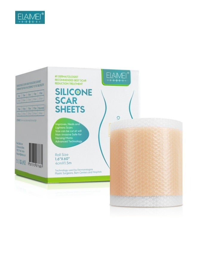 Elaimei Scar Roll Sticker Self-Adhesive Scar Removal Sticker 4CM*1.5M - Image 1