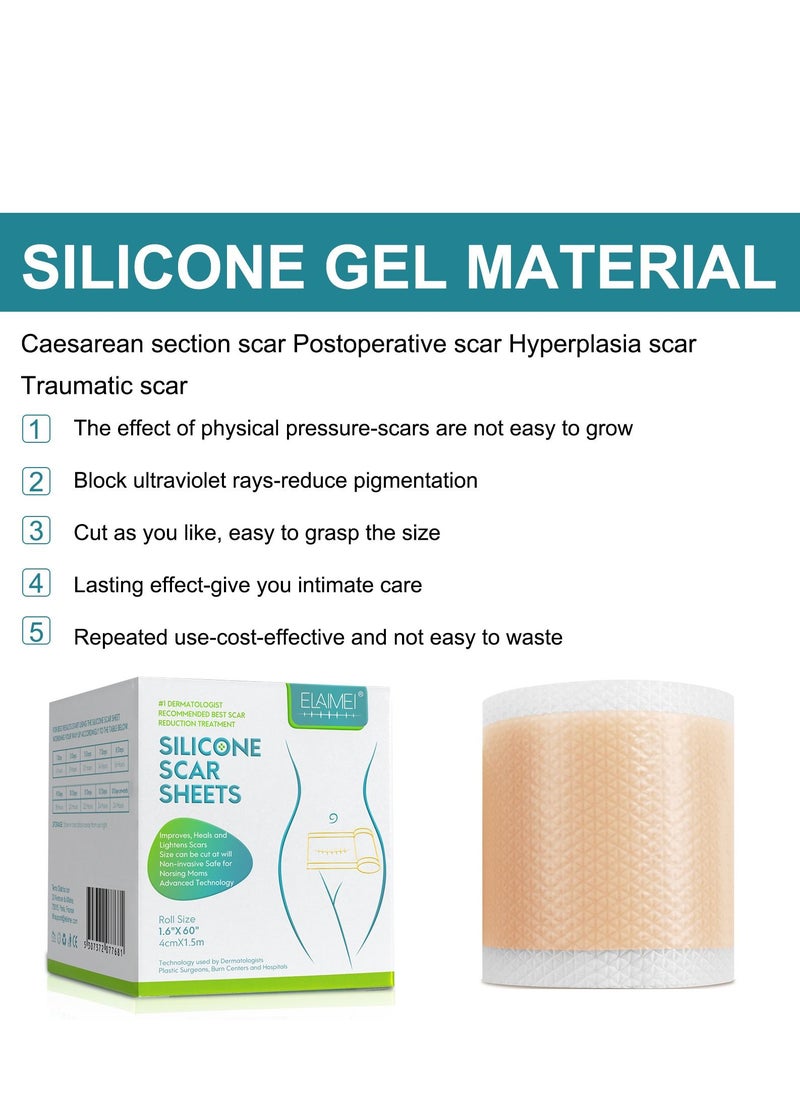 Elaimei - Scar Roll Sticker Self-Adhesive Scar Removal Sticker 4CM*1.5M - Image 1