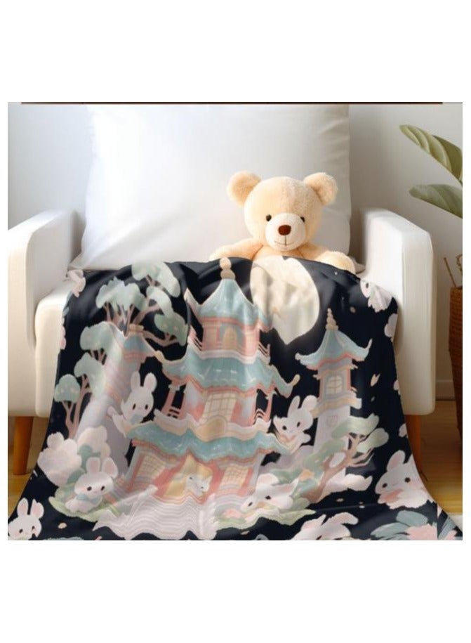 general Flannel thin blanket (warm and comfortable, suitable for sleep, gaming, dust removal and sandproof) 150cm*200cm - 881 - Image 4