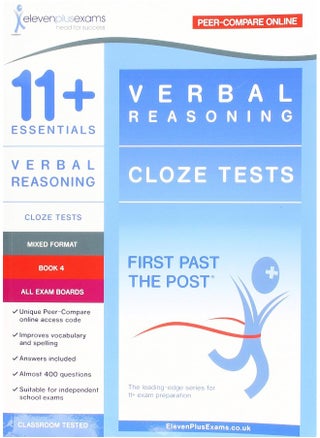 11+ Essentials Verbal Reasoning: Cloze Tests Book 4 - pzsku/ZCFD400B5EFDCE3BDBCFEZ/45/_/1742893744/50d8d04d-2ac4-48d7-bbe7-902e99301f58