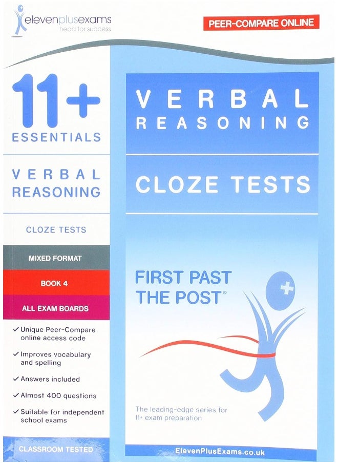 11+ Essentials Verbal Reasoning: Cloze Tests Book 4  - Image 1