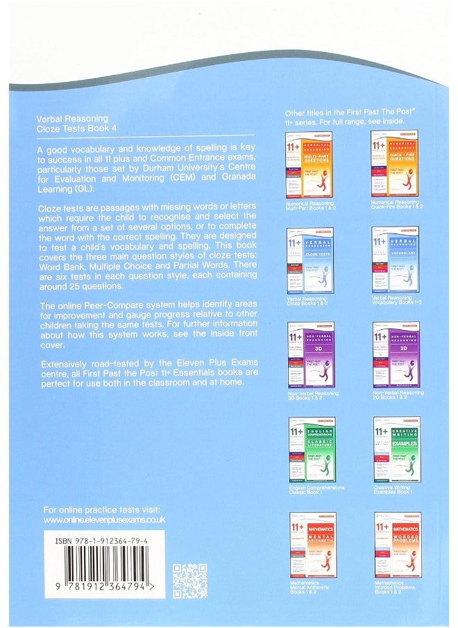 11+ Essentials Verbal Reasoning: Cloze Tests Book 4  - Image 2