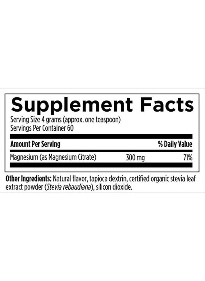 designs for health - Designs for Health MagCitrate Powder - 300mg Powdered Magnesium Citrate to Support Calm + Regularity - Non-GMO, Gluten Free Delicious Drink Mix Add-in, Lemon Flavor (60 Servings / 240g) - Image 1