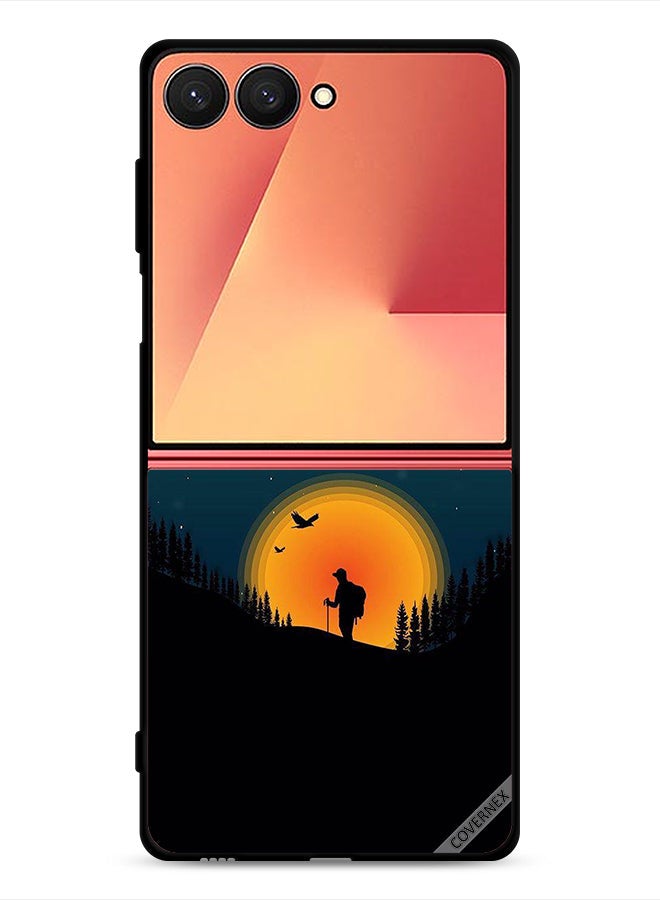 Covernex Samsung Galaxy Z Flip7 Protective Case Cover Adventure Art - Image 1