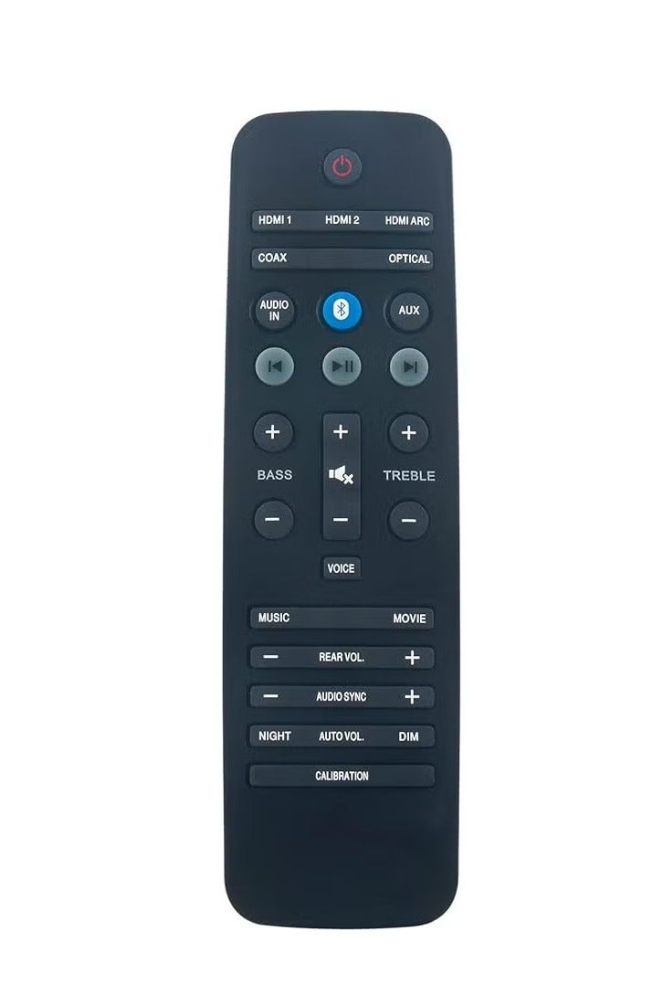 ELTRAZONE Replacement Remote Control for Philips Fidelio Soundbar – Compatible with B5/12, B5/37, B5/79 – Wireless Infrared Remote for Home Theater Audio System – Easy Setup – Black - Image 3