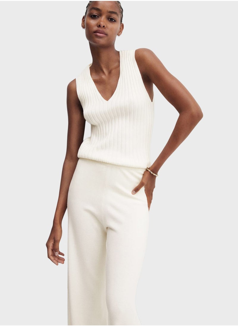 MANGO - High Waist Pants - Image 1