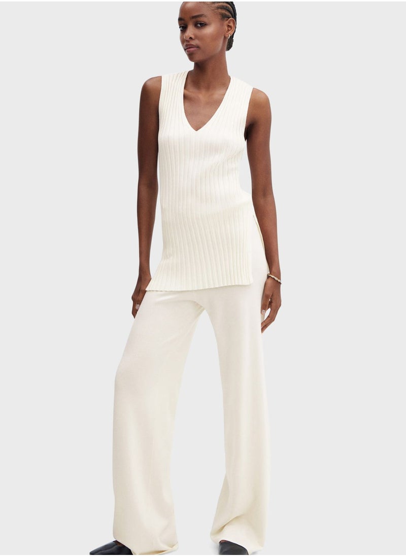 MANGO - High Waist Pants - Image 1