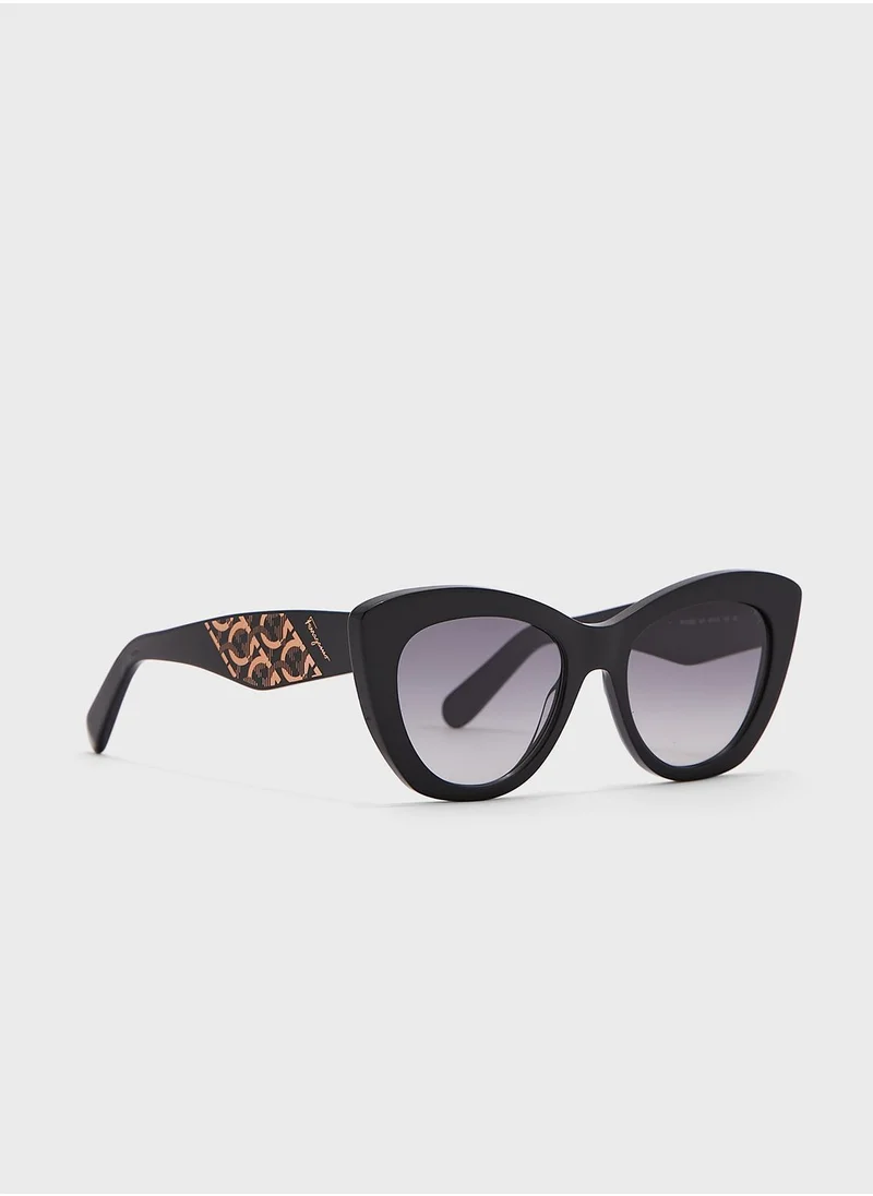 Salvatore Ferragamo Butterfly Sunglasses