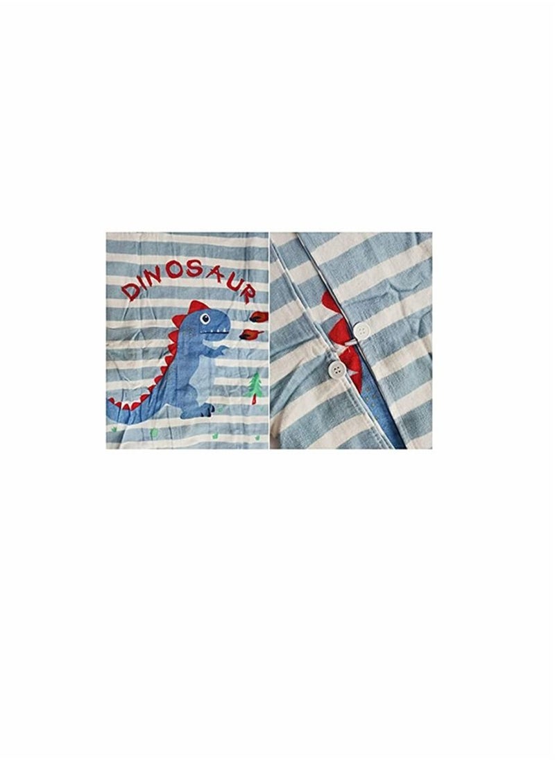 Excefore Kids Bath/Pool/Beach Hooded Poncho Towel-Cartoon Animal Pattern Cotton Beach Towel for Baby and Kids (Dinosaur)  - Image 5