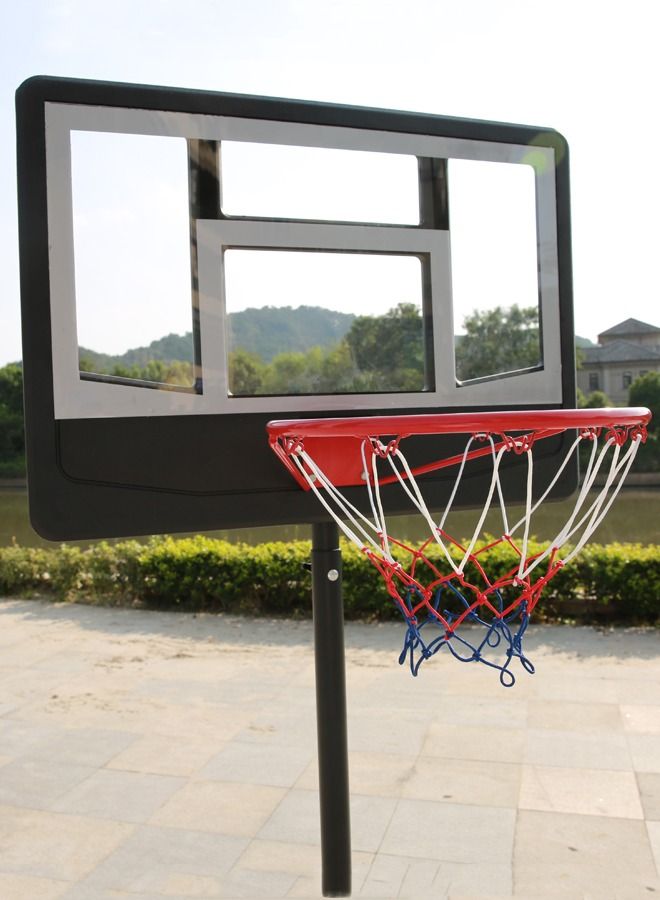 JSAITOYS Adjustable Movable Portable Basketball Stand Hoop System - Image 4