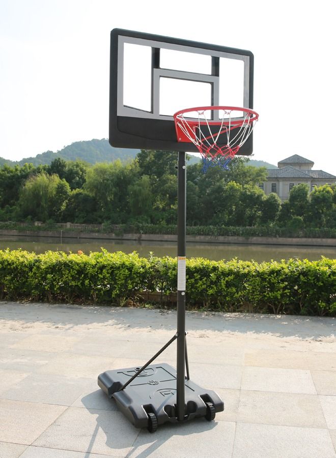 JSAITOYS Adjustable Movable Portable Basketball Stand Hoop System - Image 2