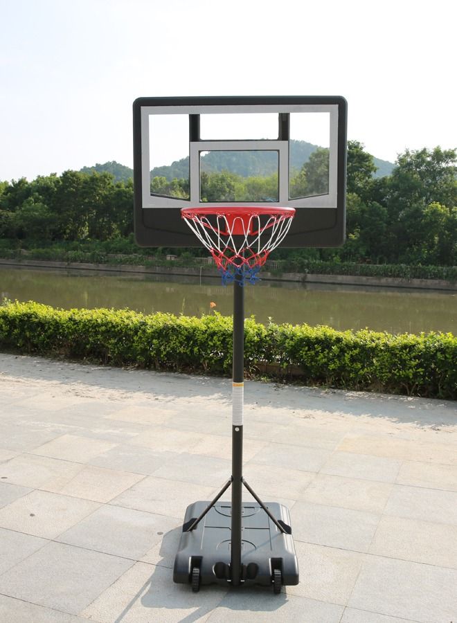 JSAITOYS Adjustable Movable Portable Basketball Stand Hoop System - Image 5