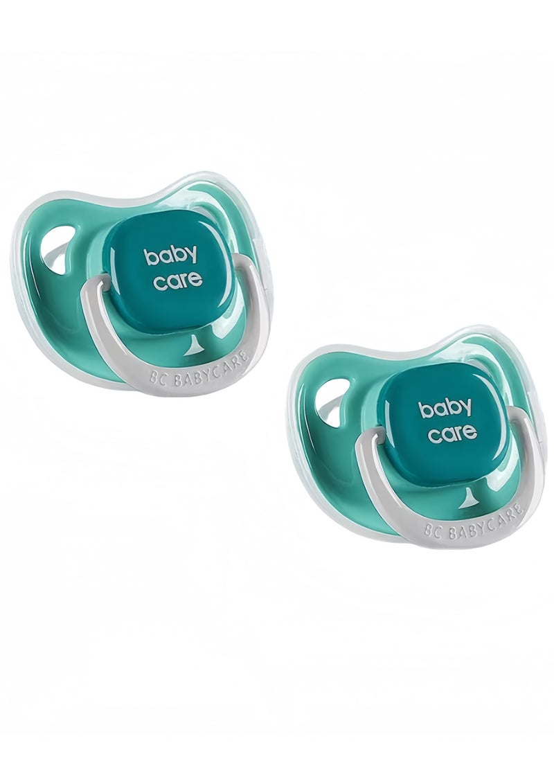Baby Care - Pacifier for Newborns 0-3 Months, 2-Pack Soft Silicone Soothers, BPA-Free & Skin-Friendly - Image 1