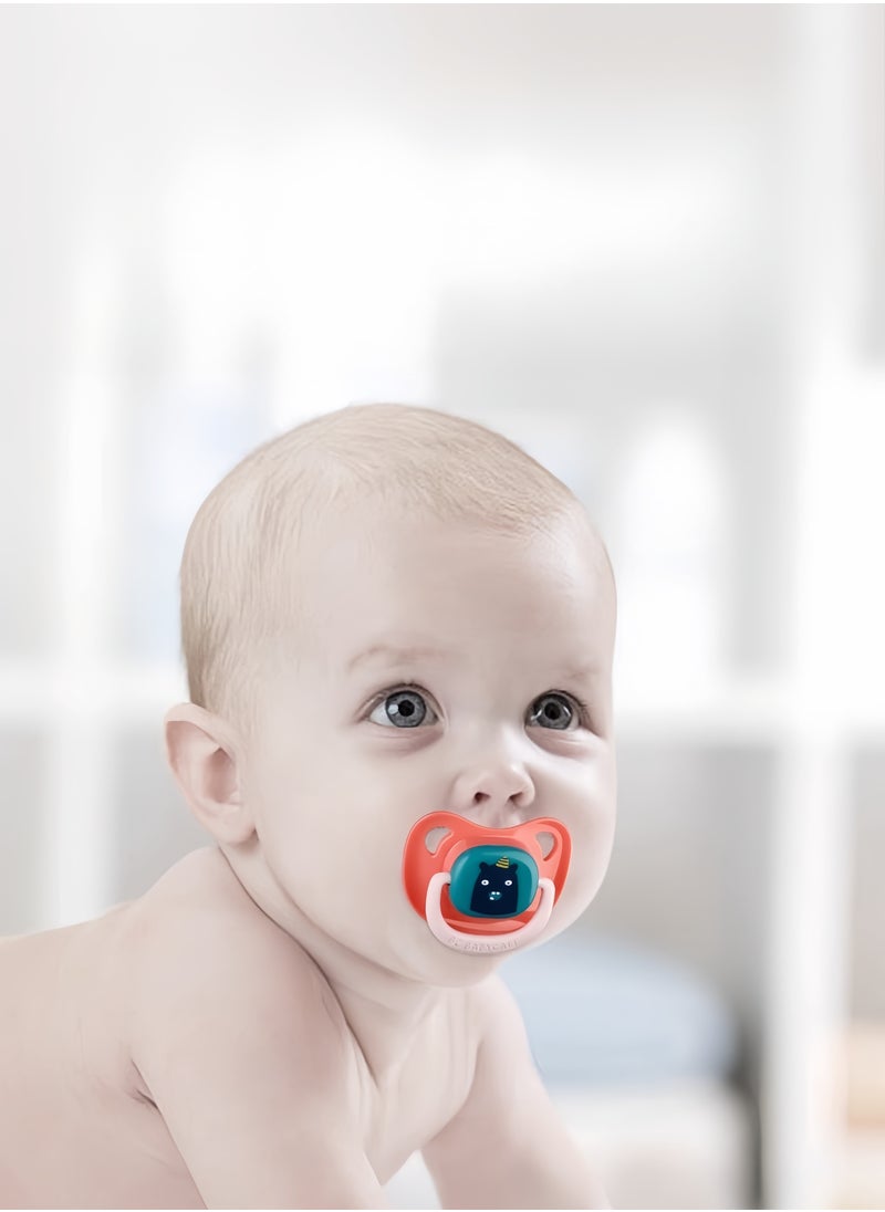 Baby Care - Pacifier for Newborns 0-3 Months, 2-Pack Soft Silicone Soothers, BPA-Free & Skin-Friendly - Image 1