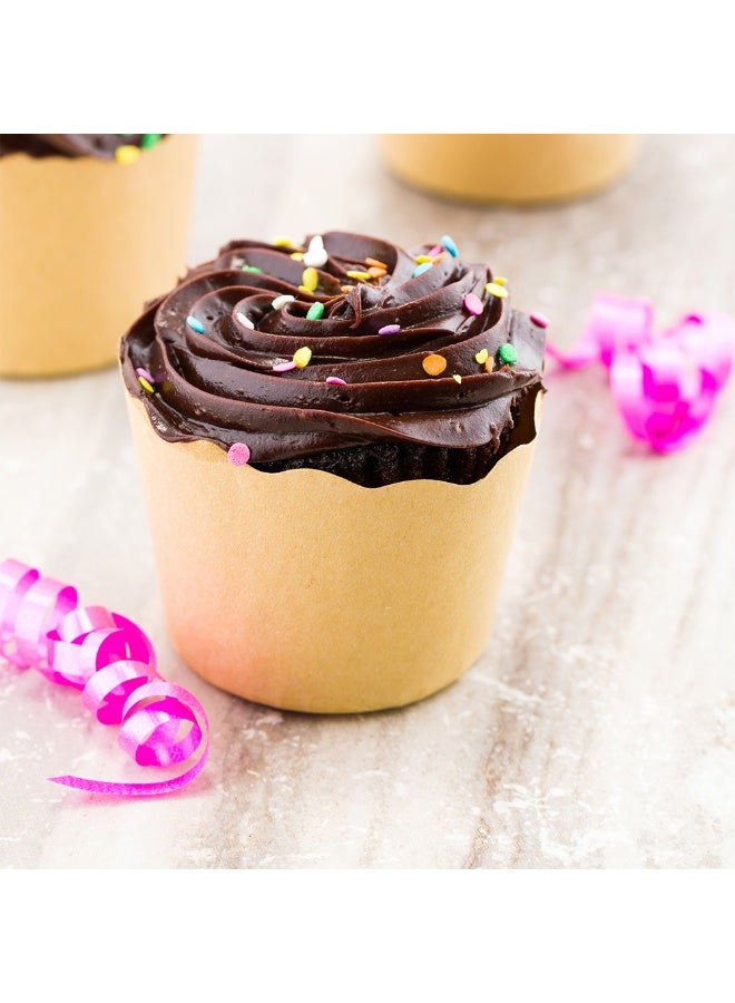 Restaurantware كوب خبز صغير من ورق كرافت بانيفيشيو 3 أونصات: أكواب خبز ورقية مثالية للمافن، الكعك أو الوجبات الخفيفة الصغيرة - مزخرفة - قابلة للتخلص وإعادة التدوير - علبة 200 قطعة - Image 3