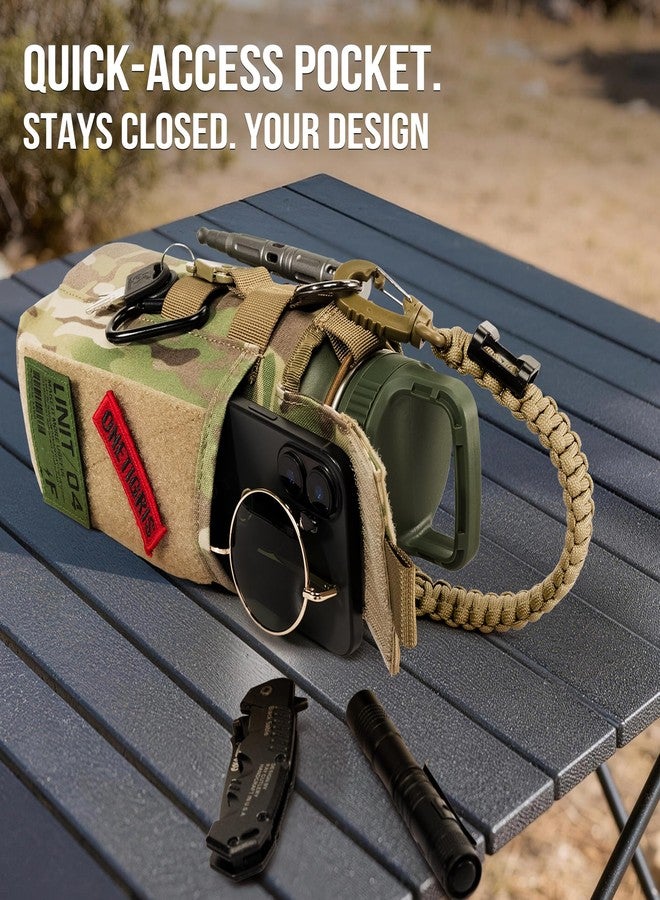 OneTigris Tactical Molle Pouch for 32 oz Insulated Water Bottle Holder - Image 4