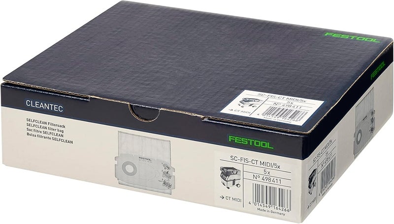 Festool 498411 Self Clean Filter Bag for CT MIDI - Image 3