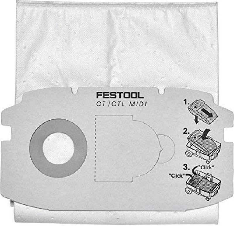 Festool 498411 Self Clean Filter Bag for CT MIDI - Image 1