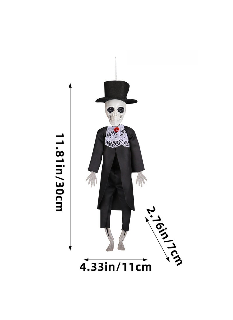 Generic Haunted House Skeleton Bride Groom Decors Q3-6 Skeleton Groom 