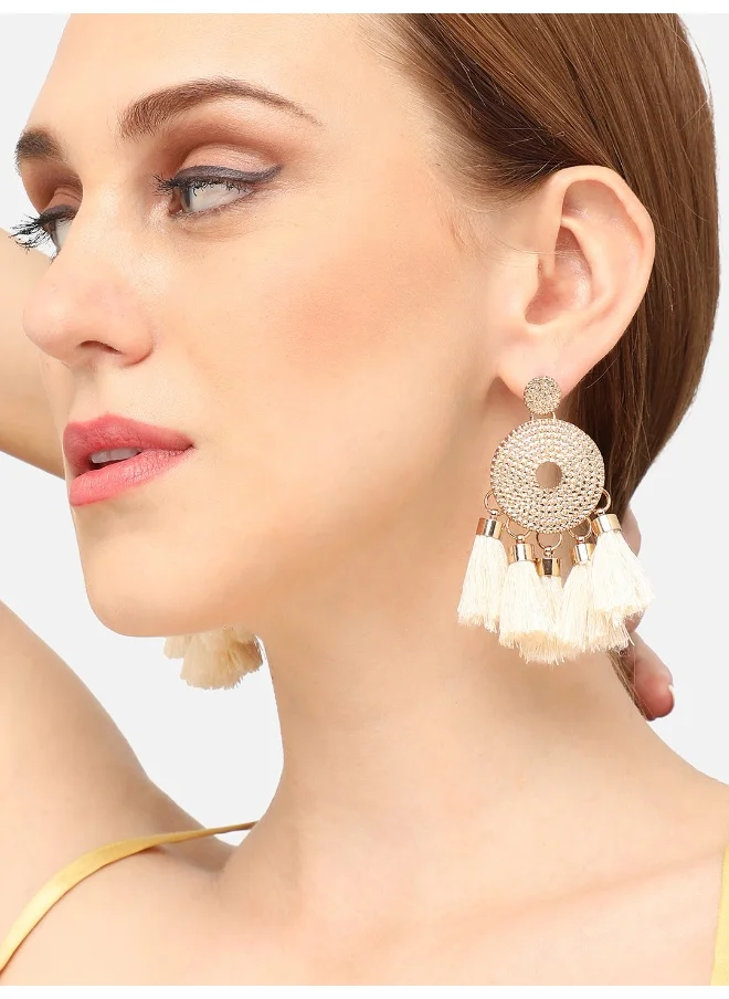 SOHI Ethnic Drop Earrings