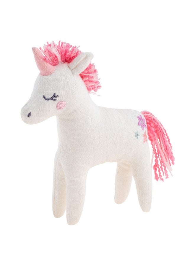 ستيفن جوزيف، بطانية موسلين وحيوان محشو، وحيد القرن، وردي - Image 4