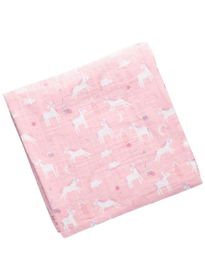 ستيفن جوزيف، بطانية موسلين وحيوان محشو، وحيد القرن، وردي - Image 3