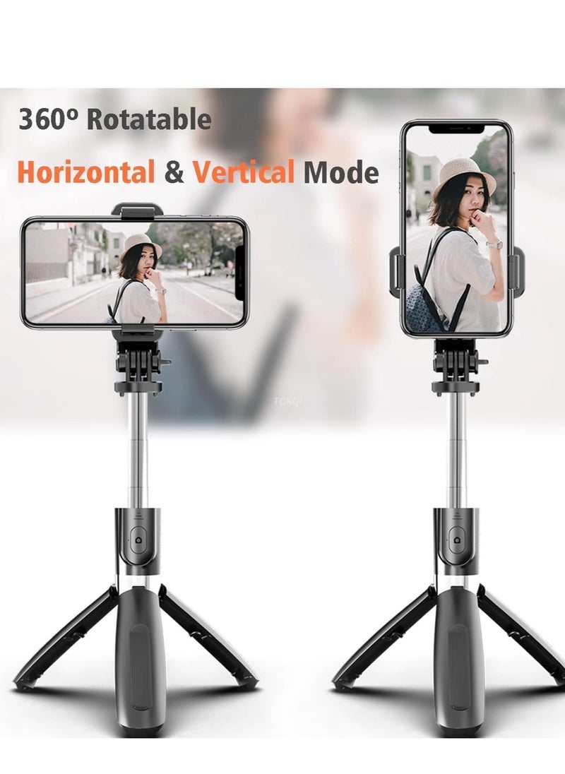 ELTRAZONE - Selfie Stick, 3 in 1 Extendable Selfie Stick Tripod with Detachable Bluetooth Wireless Remote Phone Holder FOR ALL SMARTPHONES AND CAMS - Image 1