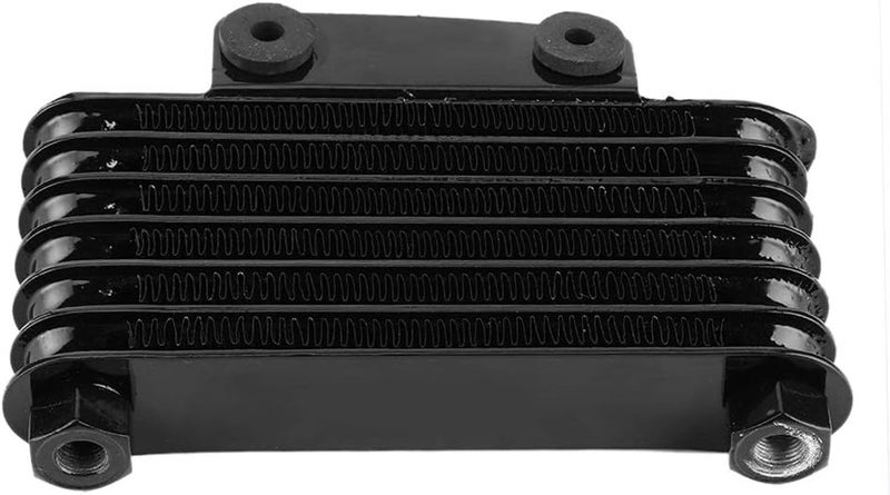 7 Row Universal Engine Oil Cooler Cooling Radiator, Motorcycle Oil Cooler with Mounting Accessories, High Performance Aluminum Alloy Oil Radiator for 125-250CC Dirt Bike ATV Moto - Image 4