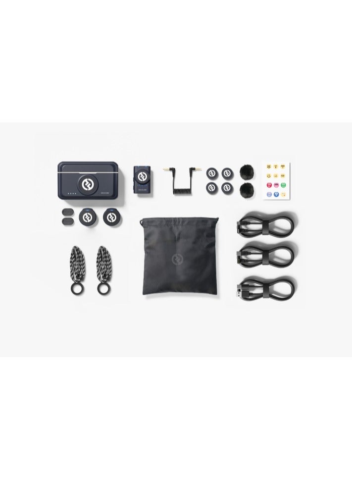 Hollyland Lark M2 Wireless Lavalier Microphone (2TX+1RX) for Camera - Image 3