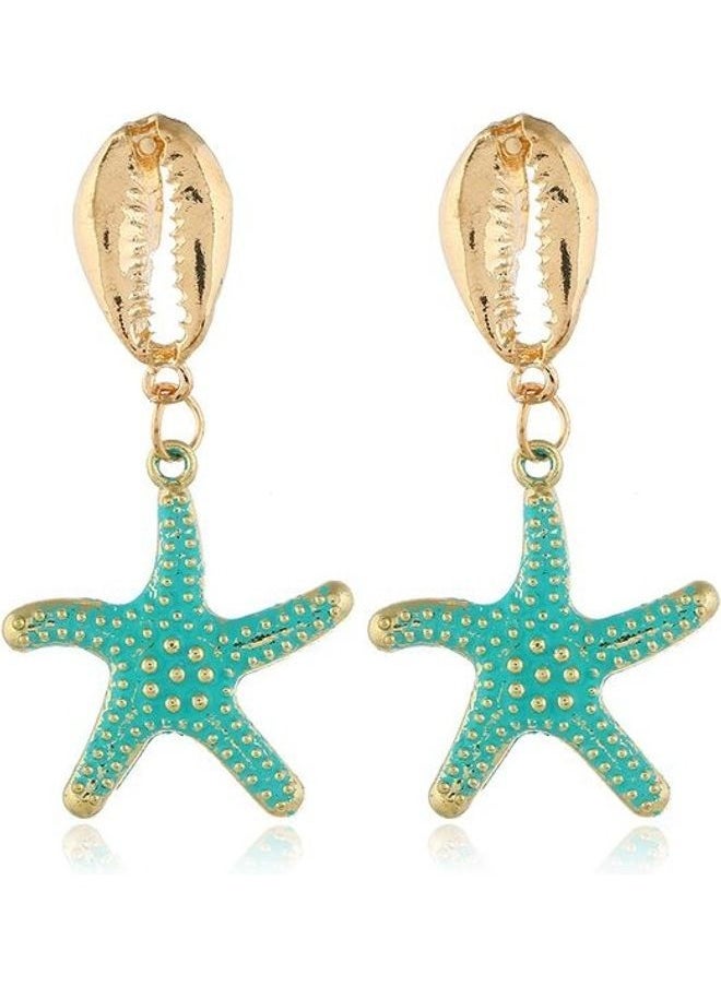 NIBEMINENT Starfish Creative Casual Drop Earrings 