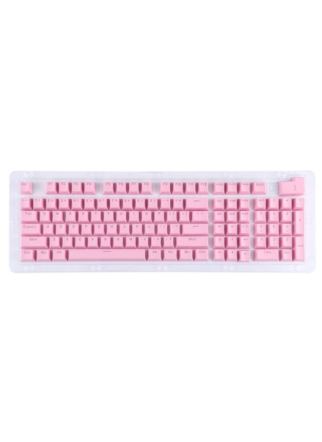 BURAQ ABS Translucent Keycaps, OEM Highly Mechanical Keyboard, Universal Game Keyboard (Pink)  - Image 1