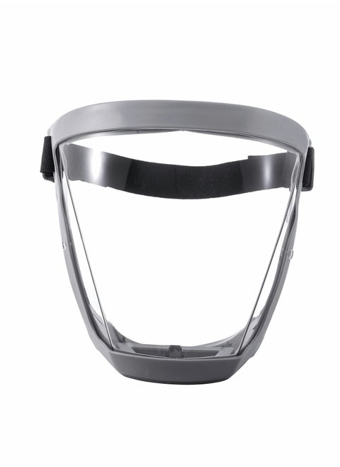 Super Protective Face Shield, Transparent Anti-Fog Full Face Safety Shield Unisex All-Inclusive Face Protection with Detachable Flter, Gray