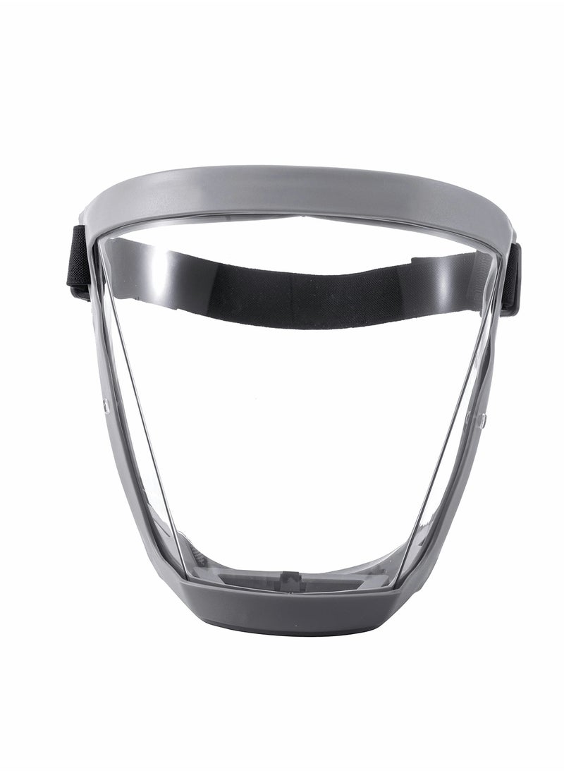 Excefore Super Protective Face Shield, Transparent Anti-Fog Full Face Safety Shield Unisex All-Inclusive Face Protection with Detachable Flter, Gray  - Image 1