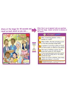 Game Development Group Stare Junior Board Game For Kids A Game Where Players Recall What They See. Fun Images Engage The Observational Skills Of The Entire Family! Ages 6 12 With Special Rules For Parents  - Image 4