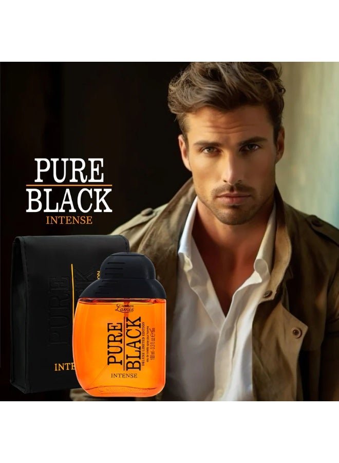 كرياشن لاميس عطر كرييشن لاميس - بيور بلاك إنتنس للرجال 100 مل - اودي تواليت - Image 3
