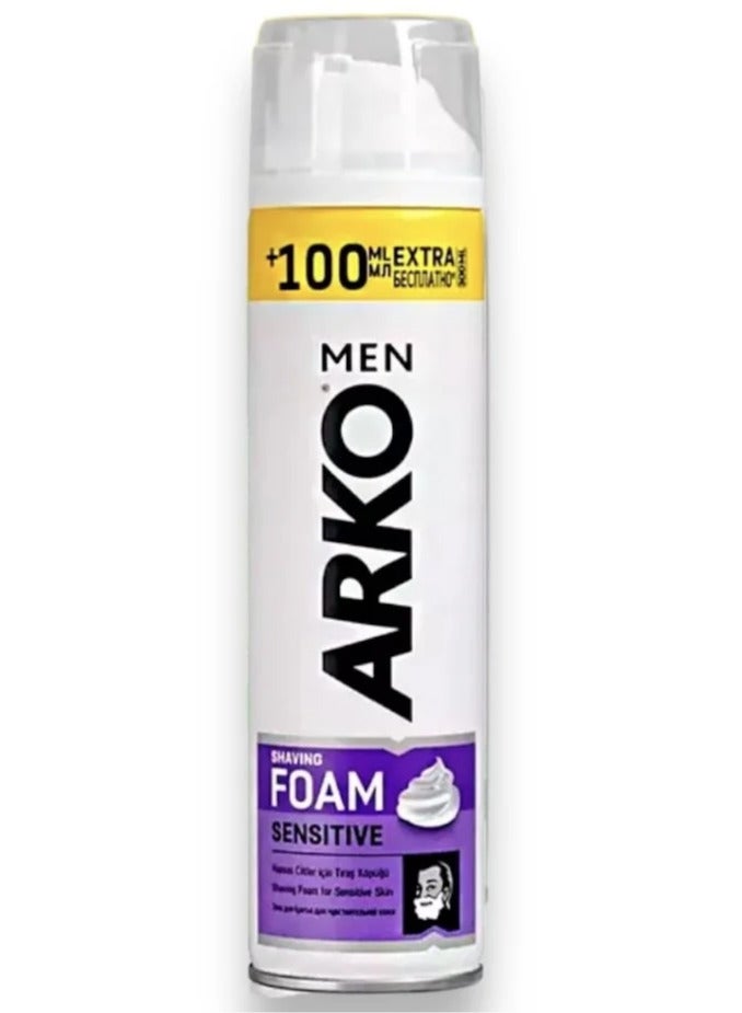 Arko Men Shaving Foam Sensitive Skin 300ml - Image 1