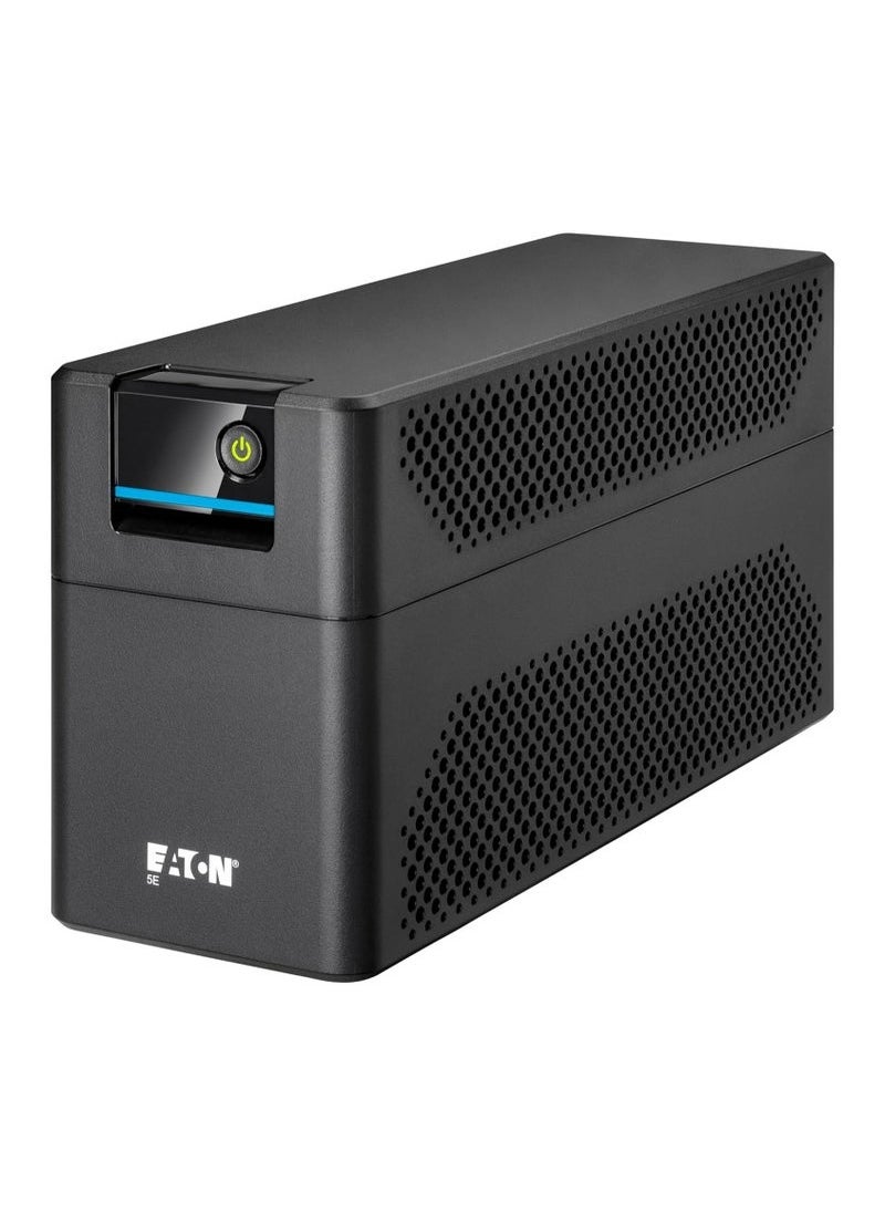 Eaton - Eaton 5E Gen2 900VA 480W Line-Interactive UPS with USB and 4 IEC C13 Outlets – Black - Image 1
