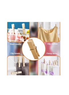 ECVV® Bamboo Clothespins | Bamboo Pegs Clothes Pegs Wood urable Hanging Clips for Home Clothes Windproof Supplies | 40 Pieces 6cm x 1.2cm - pzsku/ZCFD554EEB56FB53ADC86Z/45/_/1735652893/e837784c-417f-4e17-8170-cda6c47630e7