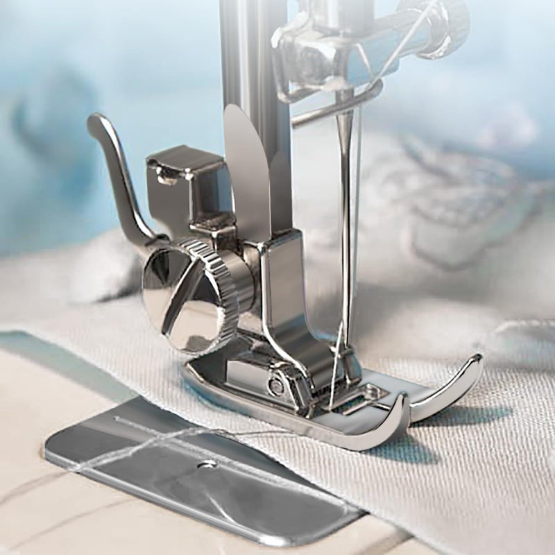 Harniruco 2Pcs Zig Zag  Straight Stitch Foot Snap On Foot Sewing Machine Presser Foot Will Fit Singer  Brother  Janome  Toyota  Etc Domestic Sewing Machines - Image 3