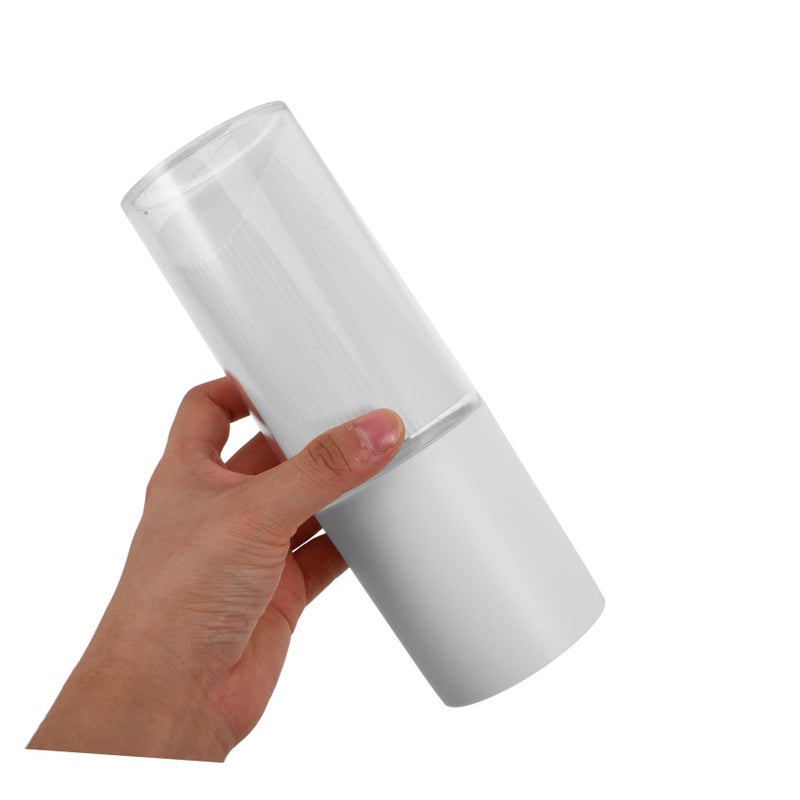 Portable Travel Toothbrush Holder With Rinsing Cup Lightweight Plastic Storage Box White - Image 4