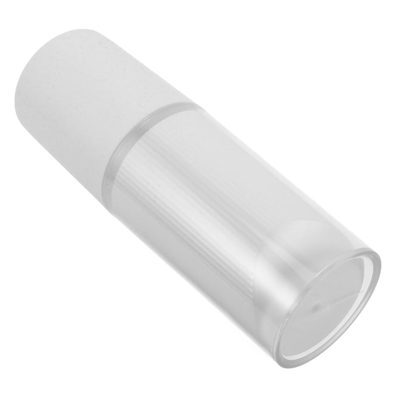 Portable Travel Toothbrush Holder With Rinsing Cup Lightweight Plastic Storage Box White - Image 2