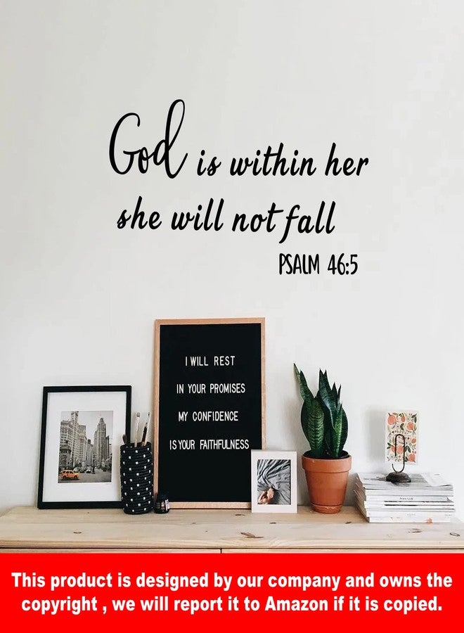 Sinekong Bible Verse Wall Decals Inspirational Wall Decals Quotes Christian Scripture Religious Wall Stickers Peel and Stick Motivational Decal Postive Saying Wall Stickers for Women Family Home Bedroom Decor - Image 5