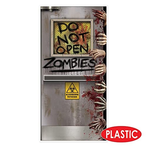 Beistle Zombies Lab Door Cover, 30" by 5', Multicolor - Image 3