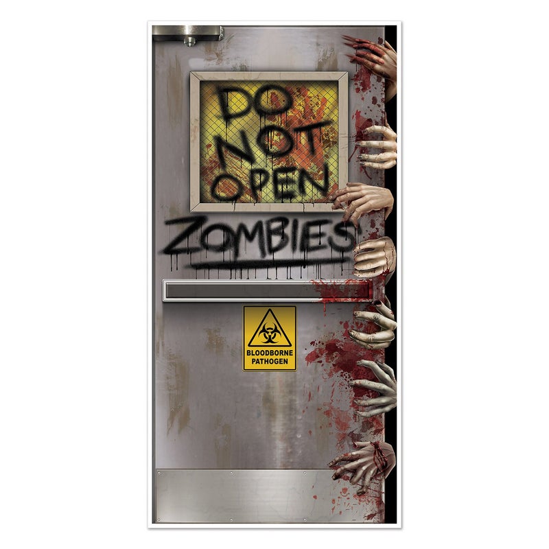 Beistle Zombies Lab Door Cover, 30" by 5', Multicolor - Image 4