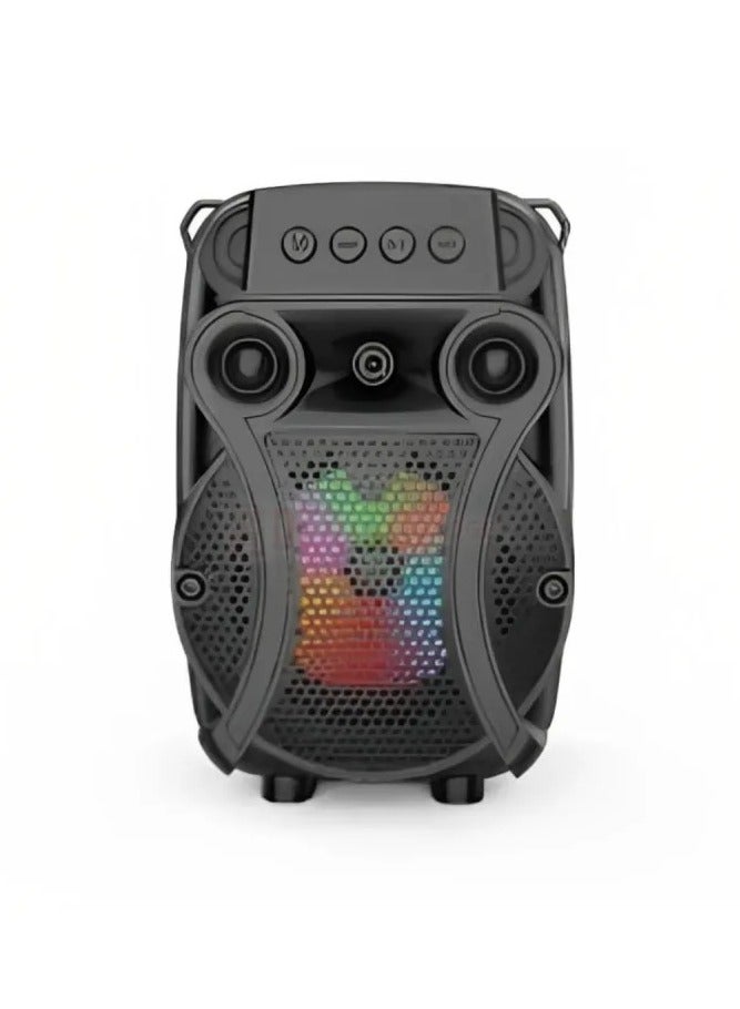 Wireless Bluetooth Connection Speaker Support Microphone LED Light Speaker - Image 1