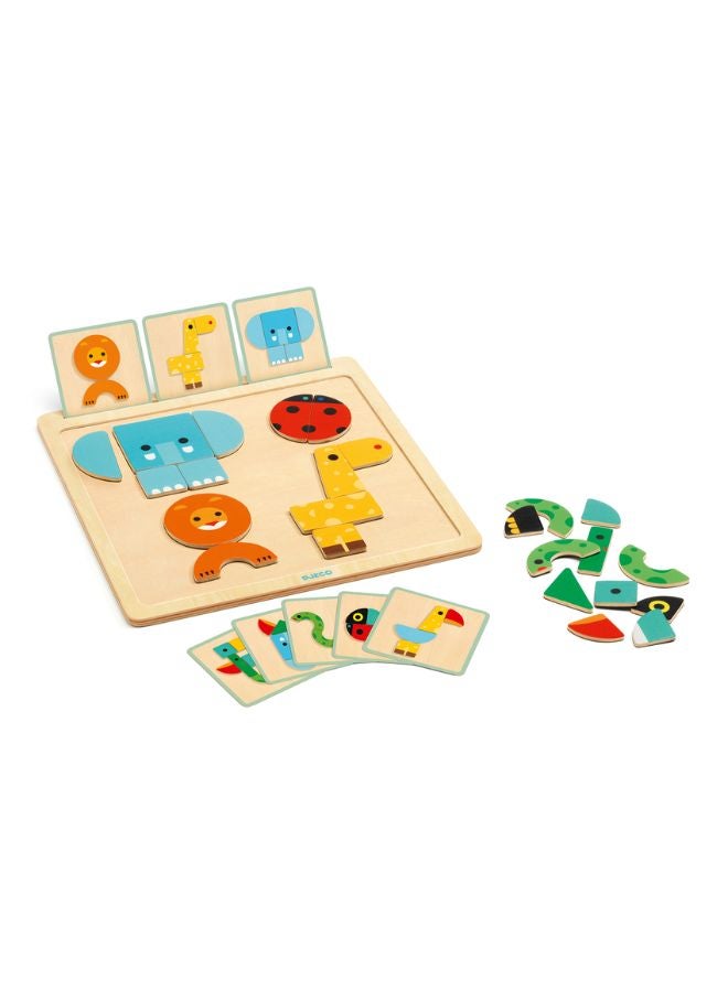 DJECO Geobasic Wooden Magnetic Board - Image 2