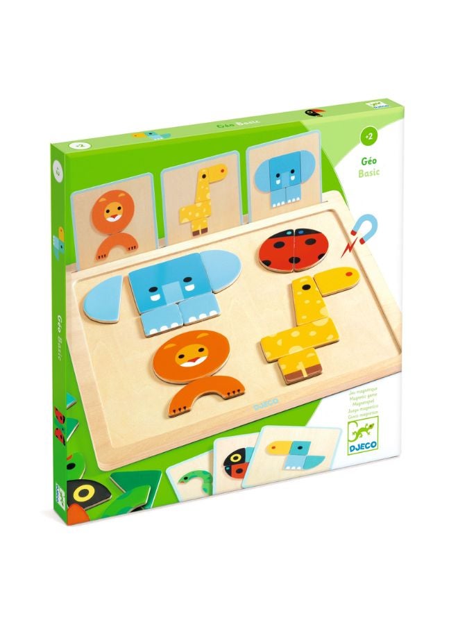 DJECO Geobasic Wooden Magnetic Board - Image 1