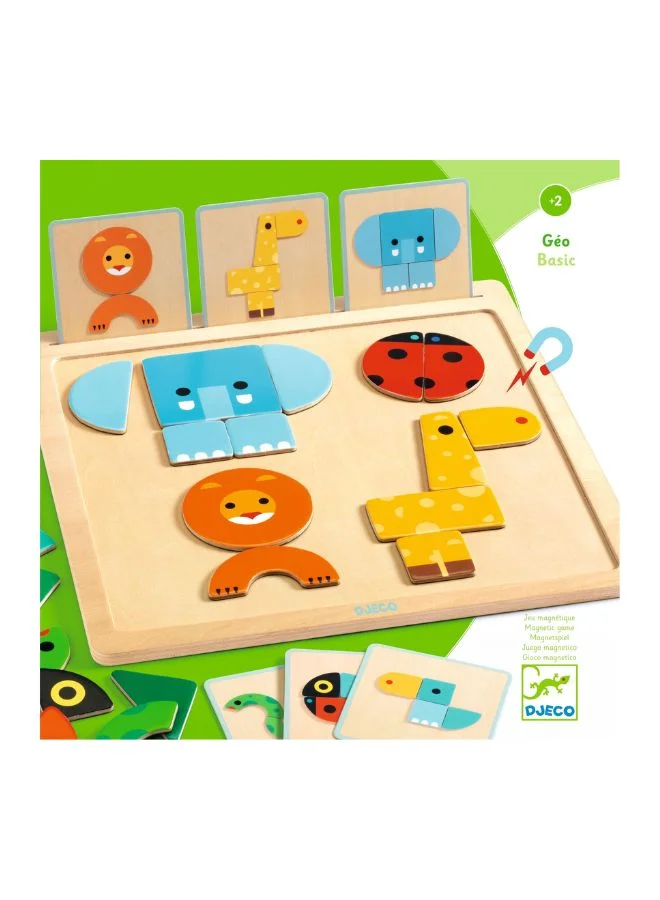 DJECO Geobasic Wooden Magnetic Board