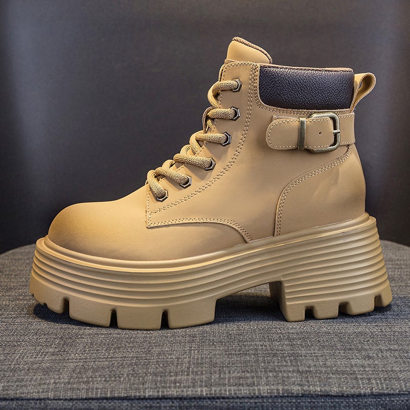 Martin Boots for Women 2026 New Retro Motorcycle Boots and Style Leather Short Work Boots British Style Versatile Women''s Boots - Image 5